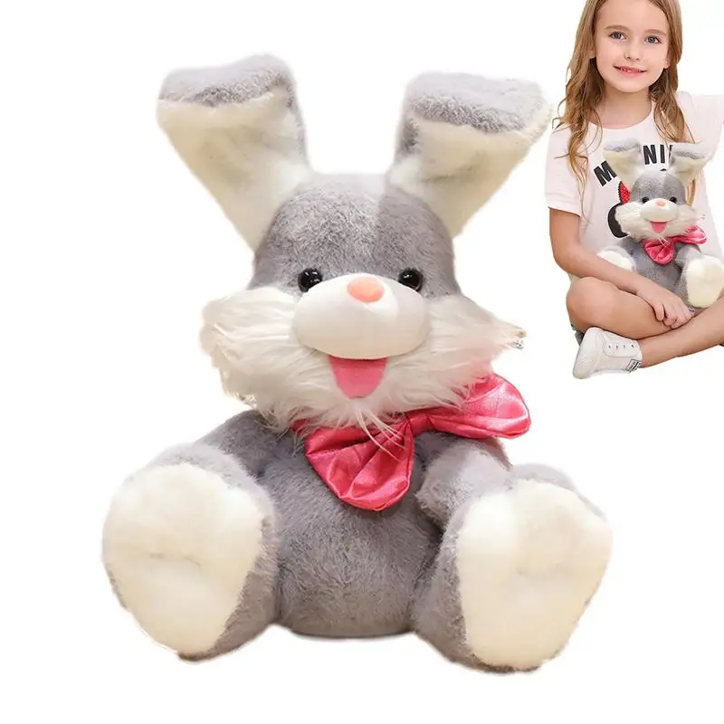 

Musical Stuffed Easter Bunny Easter Plush Stuffed Bunny Toy That Can Talk And Wiggle Ears Easter Stuffed Animals For 6 To 12