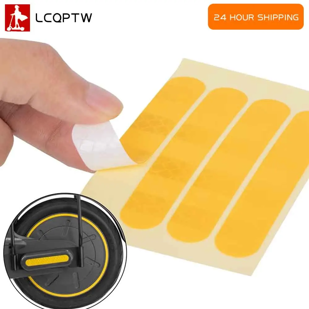 Electric Scooter Waterproof Warning Reflective Sticker For Ninebot Max G2 G65 G30 G30D Night Reflective Strip Stickers