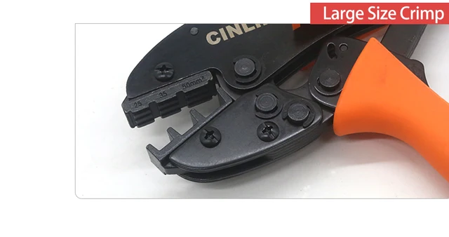 Pinza Crimpatrice Per Terminali Cavi 25-50mm&sup2; - Modello S-2550GF