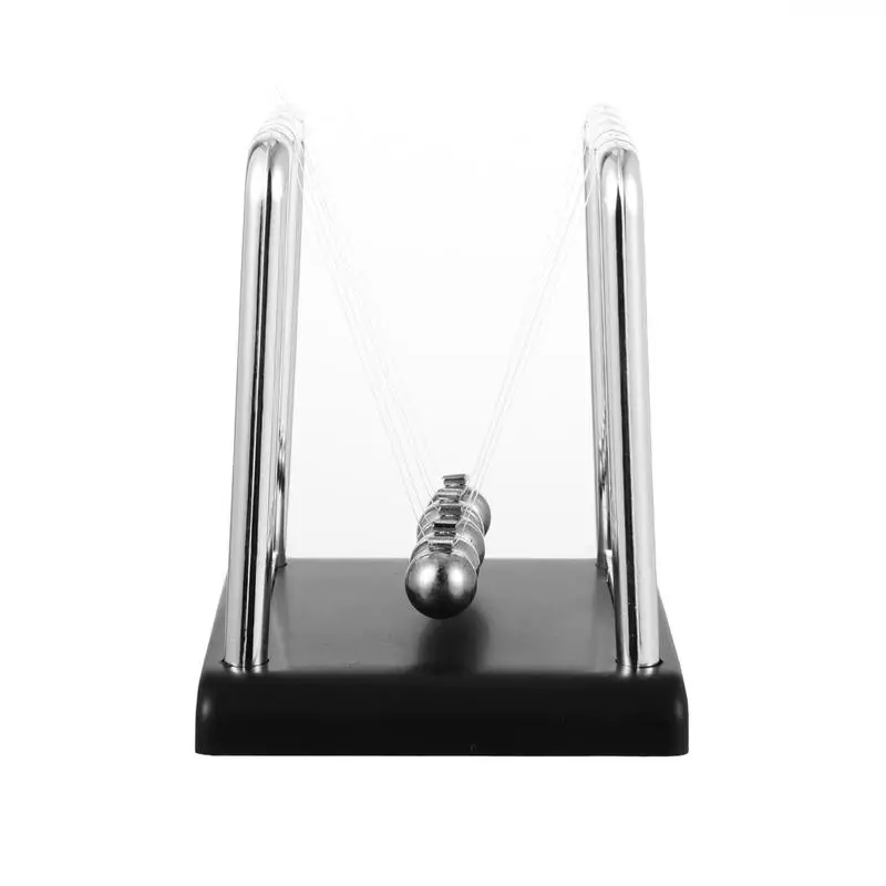 Newton Cradle newtons cradle Balance Steel Balls Science Pendulum Desk Toy Metal Pendulum Ball School Teaching Supplies Creative Decoration