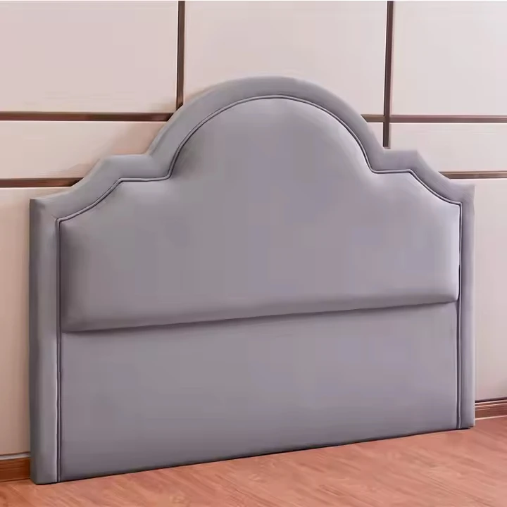 Modern Nailing Upholstered Leather Headboard