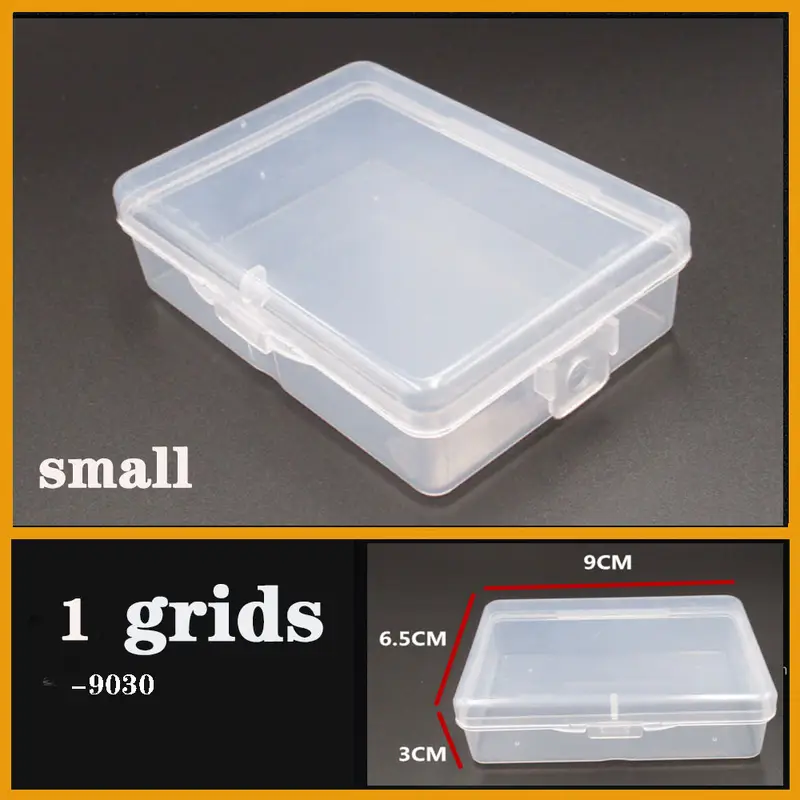 Transparent Plastic box Screw Compartment Box Jewelry Earring Display Case Container Clear Terminal Organizer Tool Storage boxes - Image 21