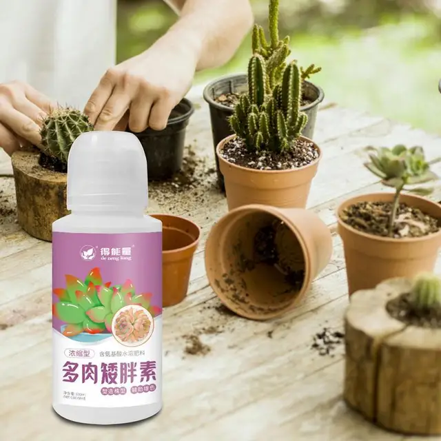 Zamatos Növényi Ételek 3.3Oz Szerves Műtrágya Virágzöld Retek Levélfokozó Folyékony Orchidea Műtrágyához A Növény Növekedéséhez - Image 4