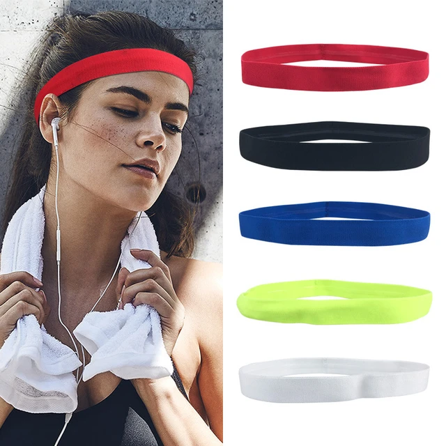 Proberos Head Band for Women Men, Premium Headband Sports Sweat Band,  Elastic Non Slip Hair Band for Running Sports Travel Fitness Riding (Pack  of 5) at Rs 595.00, Gurugram