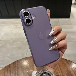 Matte Ultra - Thin Shockproof Phone Case with Air - Slim Clear Design - iPhone 18 Pro (Dark Purple)
