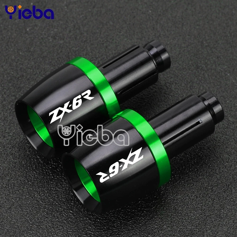 

FOR KAWASAKI ZX6R 2000-2016 2017 2018 2019 2020 2021 2022 2023 Motorcycle Handlebar Handle Bar Grips Cap Ends NINJA ZX-6R 2024