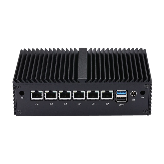 Qotom 6 Ethernet PC Q190G6 J1900 SIM Card Slot Micro PC Server Digintal signage