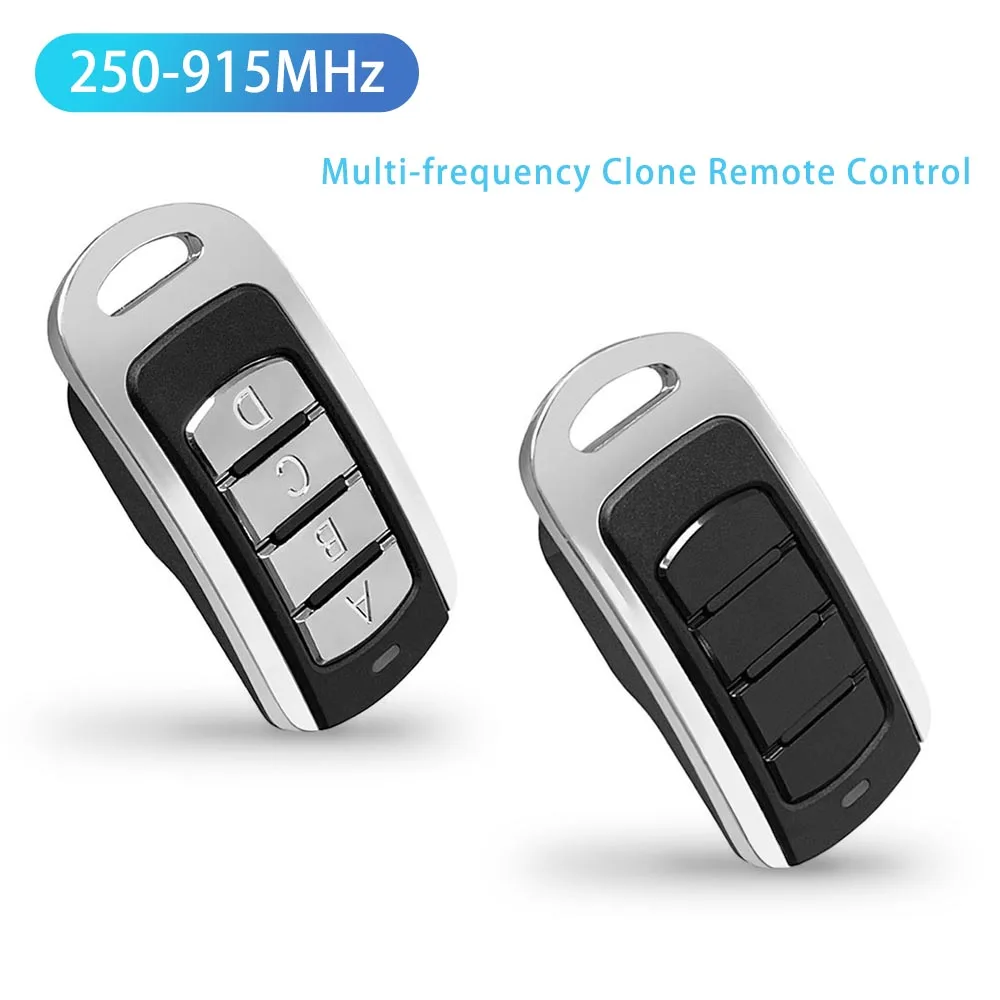 Multi-frequency 250-915 MHz clone copy replication remote control 868 MHz brand garage door remote control 433MHz remote control
