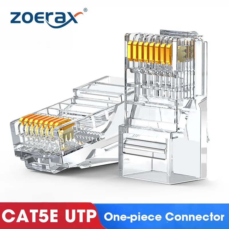 Zoerax cat5e cat6 conector rj45 modular plug