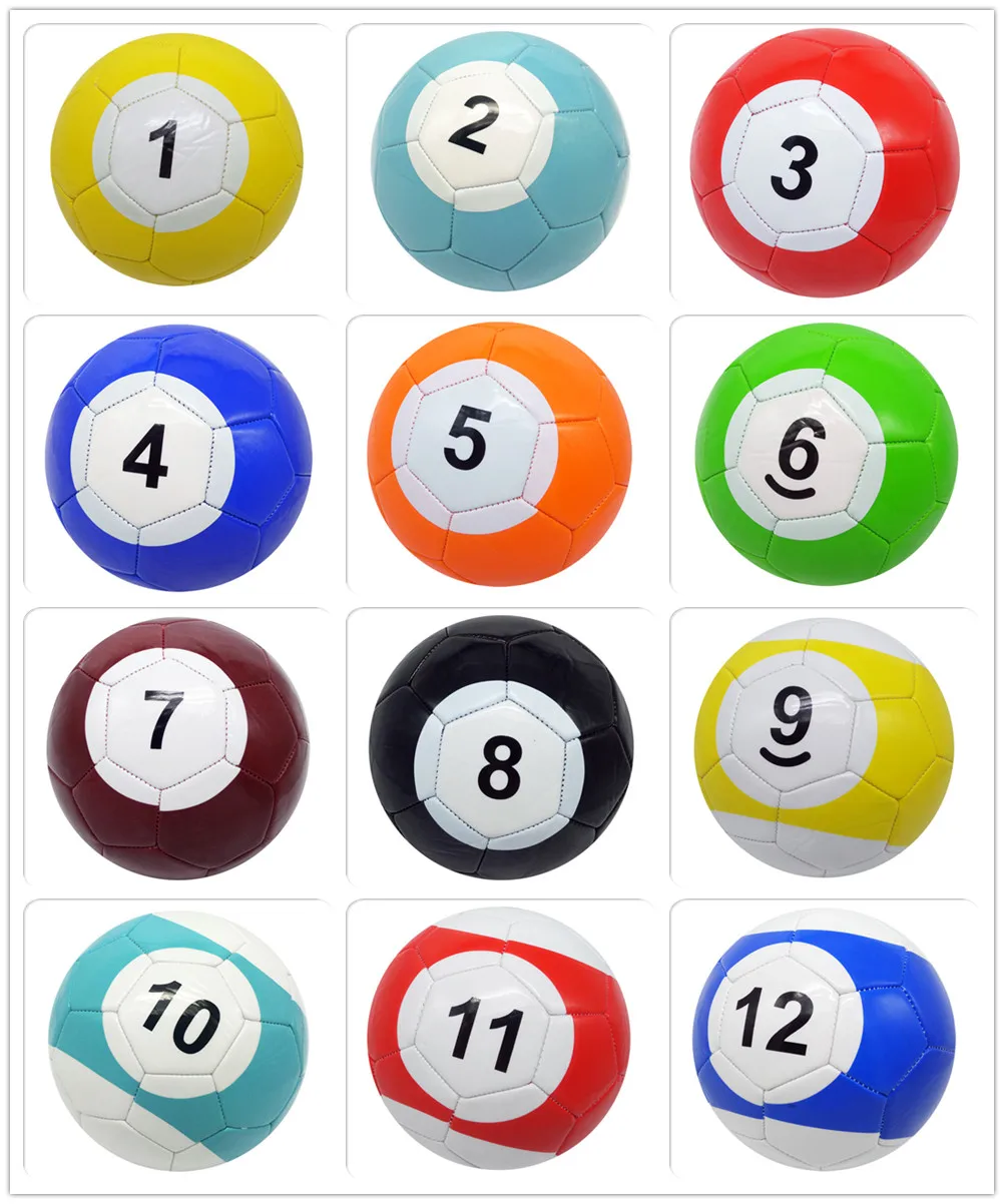 2# 3# 4# 5#16 Pieces Gaint Snook Ball Snooker Football for Snookball game Huge Billiards Pool Toy with factory price