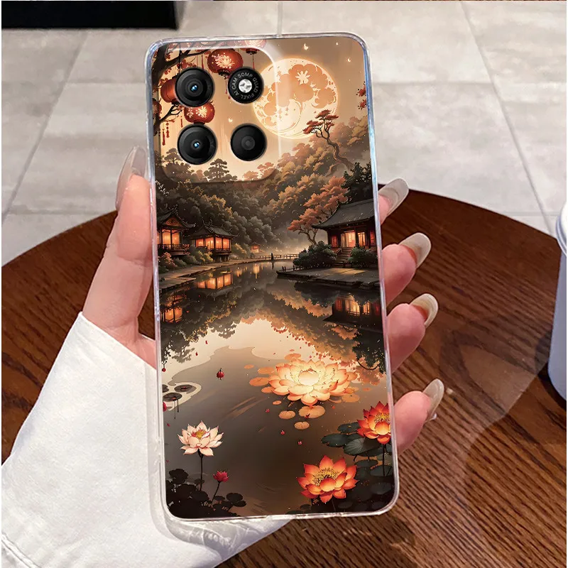 Luxury Cute Love Rabbit Clear Soft TPU Silicone Phone Case Cover
