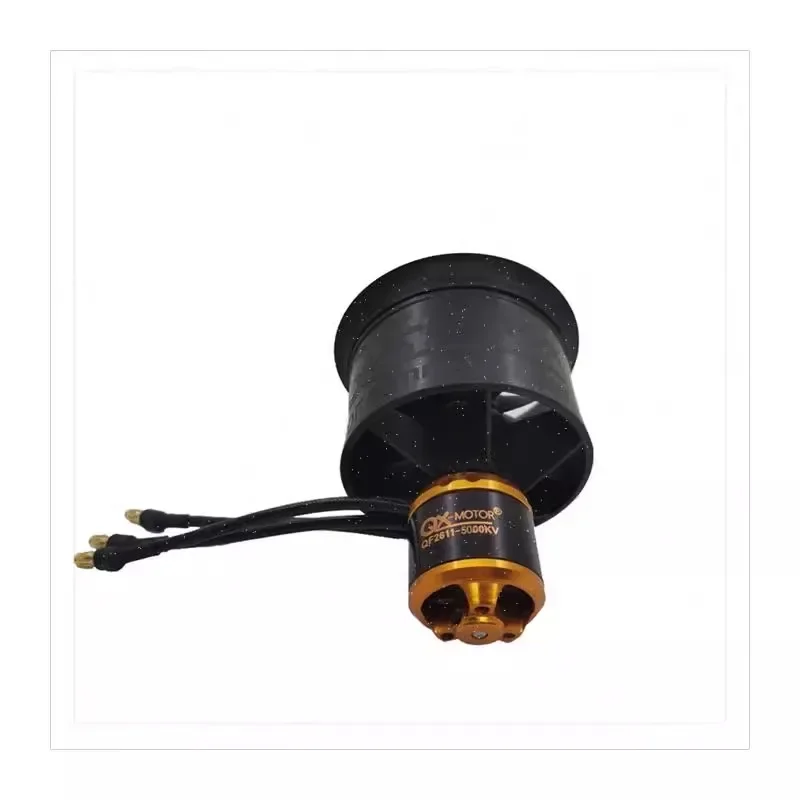 Фото 1 шт. Ducted Fan 50 мм EDF Ducted 12 Blades QF2611 бесщеточный двигатель вперед и аналогичный двигатель Turbojet №5
