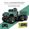 SL New RC Cars 6081 1:12 Scale Military Six-Wheel 4WD Heavy Transport Off-Road Electric Truck Model, Children's Christmas Gift 2
