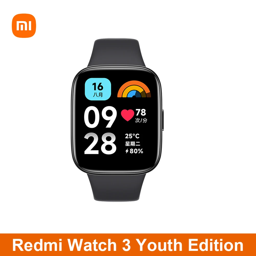 

New Original Xiaomi Redmi Watch 3 Youth Edition 1.83" Smart Watch 5ATM Waterproof Bluetooth Voice Calls 12 Days of Battery Life