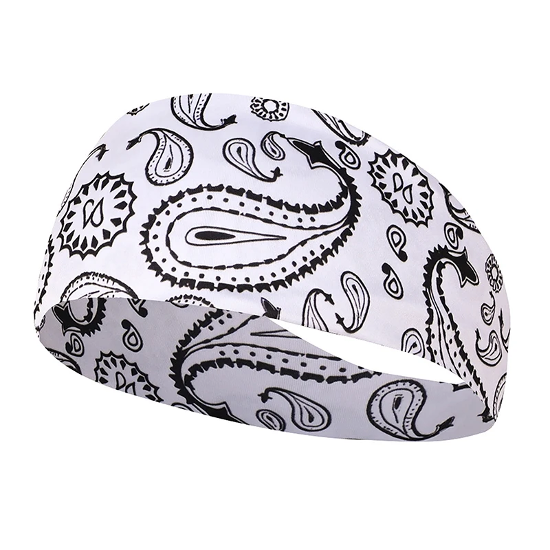 Sports Hair Bands Elastic Yoga Hairbands Absorbing Sweat Headband Women Men Running Fitness Turban Outdoor Gym Head Wrap Bandana - Image 3