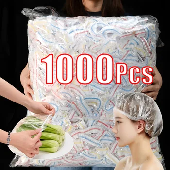 Sac de couverture alimentaire en plastique jetable, réutilisable, Transparent, Protection des aliments, emballage de congélation, Film alimentaire, organisateur de stockage de cuisine 1