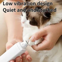 Painless USB Charging Dog Nail Grinders Rechargeable Pet Nail Clippers Quiet Electric Dog Cat Paws Nail Grooming Trimmer Tools 4