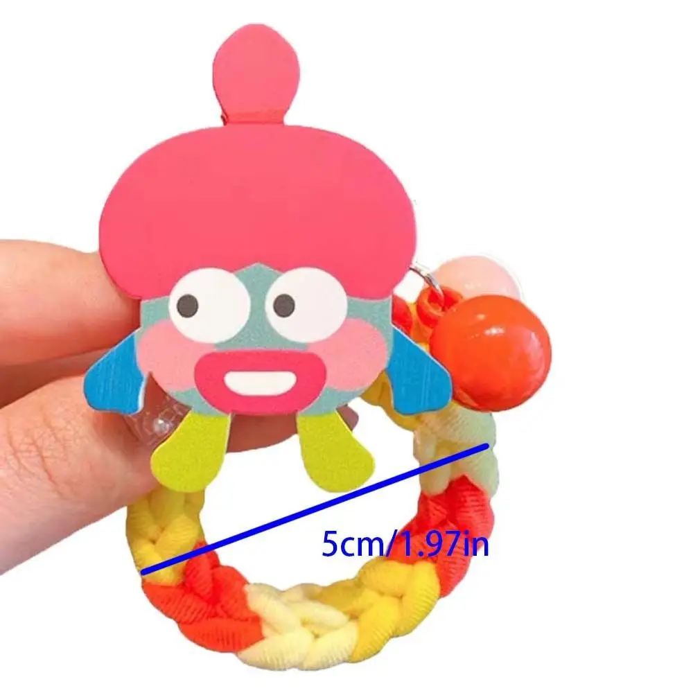 Korean Cartoon Rubber Hair Bands, boneca feia, boca de salsicha, bola, miçangas, Scrunchies, Twist, Weave Rope, Ponytail Bandas, crianças