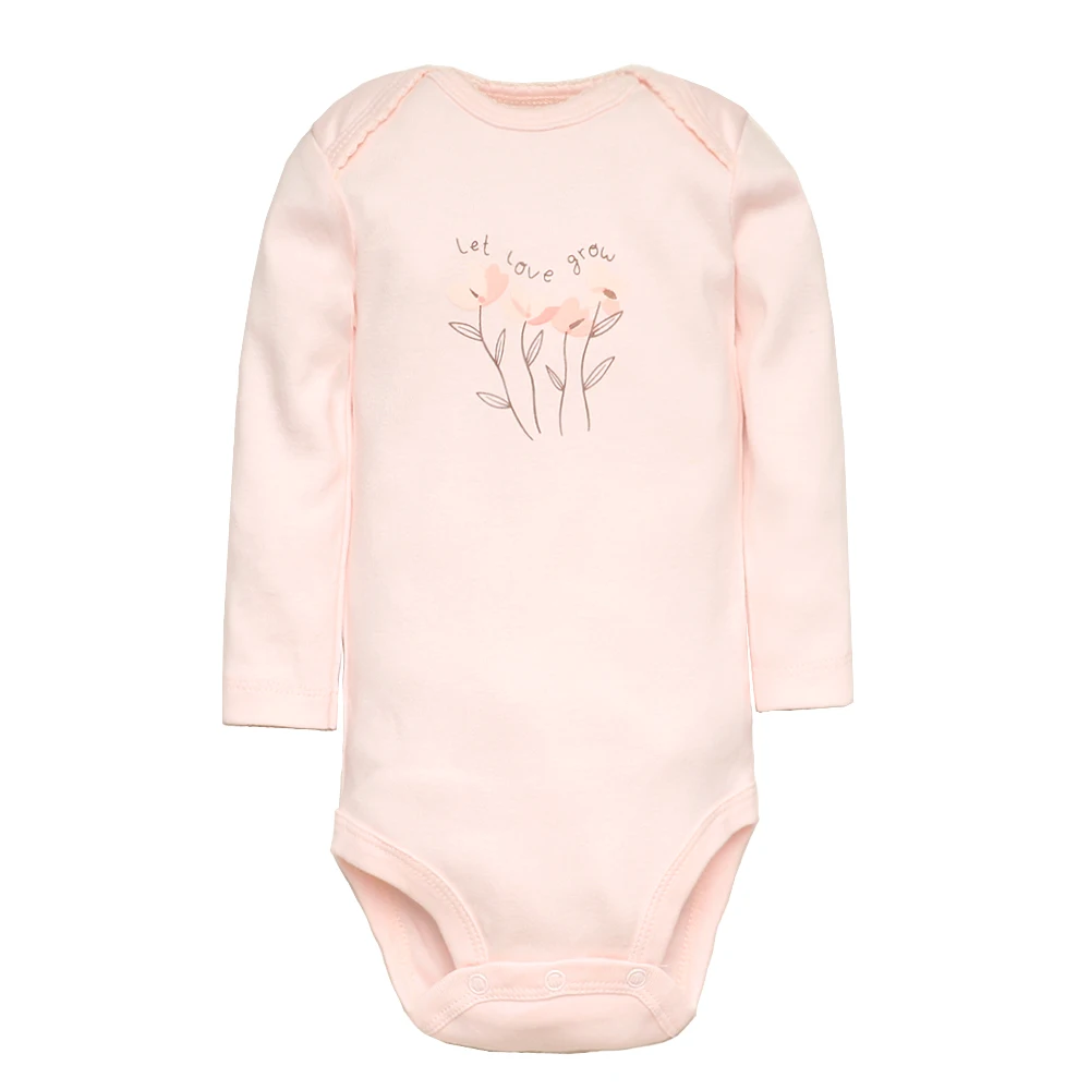 3-5 PCS/LOT Soft Cotton Baby Bodysuits Long Sleeve Newborn Baby Clothing Set Christmas Baby Girls Boys Clothes Infant Jumpsuit 4