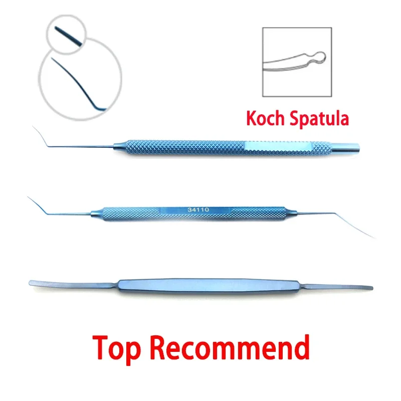 Ophthalmic Tool Koch Phaco Spatula Barraquer Cyclodialysis Mackool Barraquer Double end Oftalmologia Ophthalmology