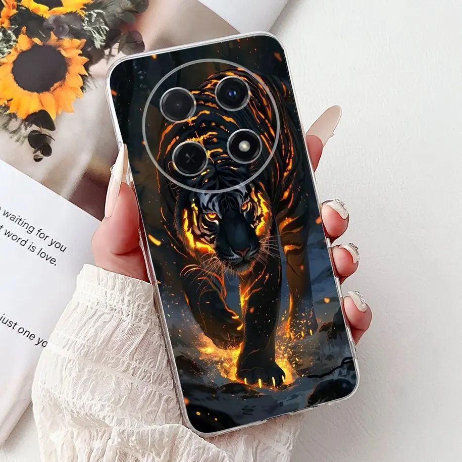 Cute Cartoon Cat Marble Soft Silicone Case - 2025 Edition