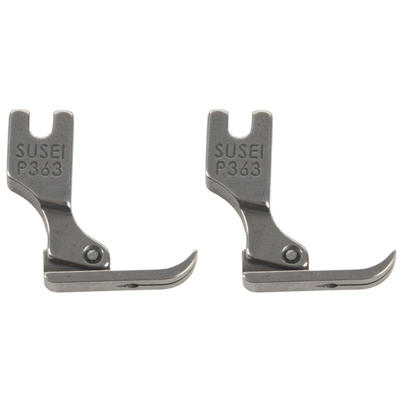 LUDA 2X Simple Steel Sewing Machine Presser Foot Narrow Zipper Presser Foot