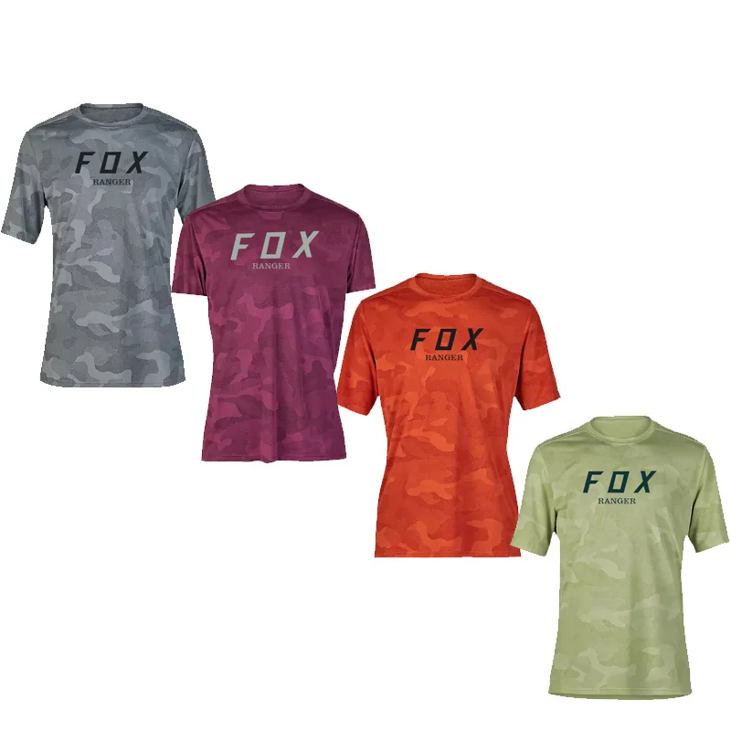 

Ranger Fox - Men's Lowering T-shirt, Mountain Biking Sportswear, MTB， Off road, DH， Motorcycle, Off road, 2024 cycling jersey me