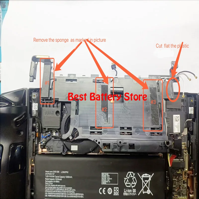 81WH ترقية قدرة L23M2PK0 L23B2PK0 L23C2PK0 بطارية...