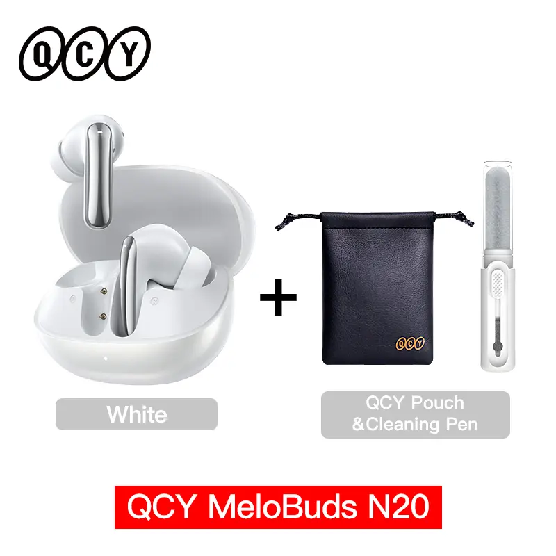 QCY Melobuds N20 HT20 Adaptive Hybrid Noise Cancelling -50dB Wireless  Bluetooth 6.0 Earbud 13mm Drivers 6 Mics HD Call Earphone - Image 22