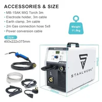 3-in-1 Welding Machine 255A Mig/Tig/MMA Dual Voltage Gas/Gasless Welder Multi Use & Advanced Technology 2