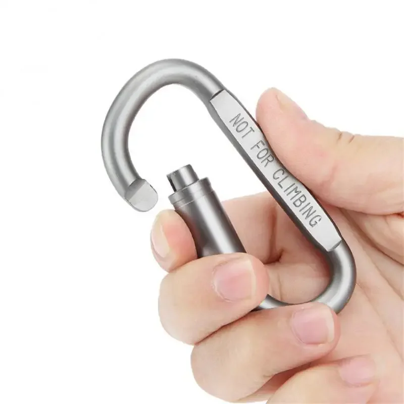 Mini carabiners slitina kov alpinismus spona jaro drobnost hák klip klíčenka karabina klipů outdoorové kemping multi nástroje