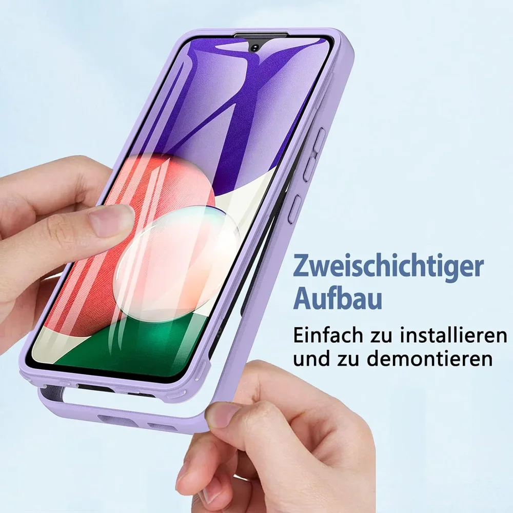 Crystal-Clear 360° Protection Case with Soft Front Film Cover