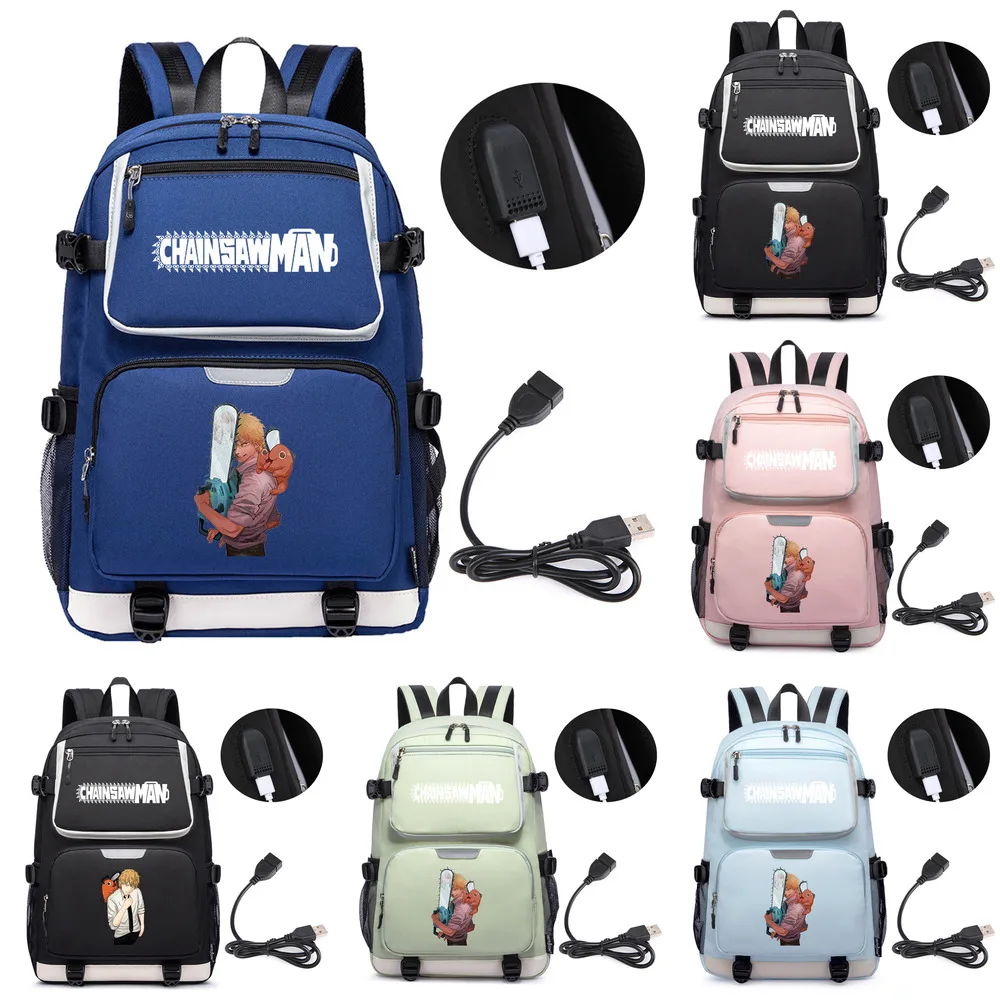 

Anime Chainsaw Man Denji Backpack Mochila Teens Travel Outdoor Bags Men Women Rucksack Laptop Bags Gift