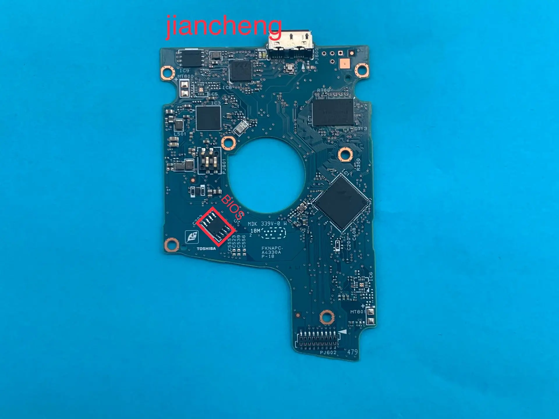 Toshiba Pcb Usb Hhd Hard Disk G4330A