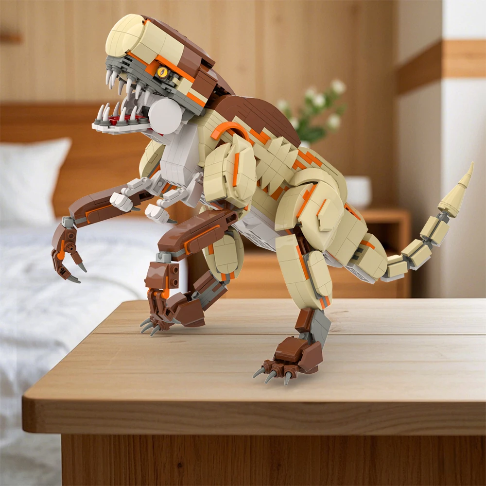 Prähistorische Riesen-Dinosaurier-Bausteine, STEM-Spielzeug, Dinosaurier-Figuren, Modell, DIY-Bausteine, Spielzeug für Weihnachten, Geburtstagsgeschenk – Detail 4