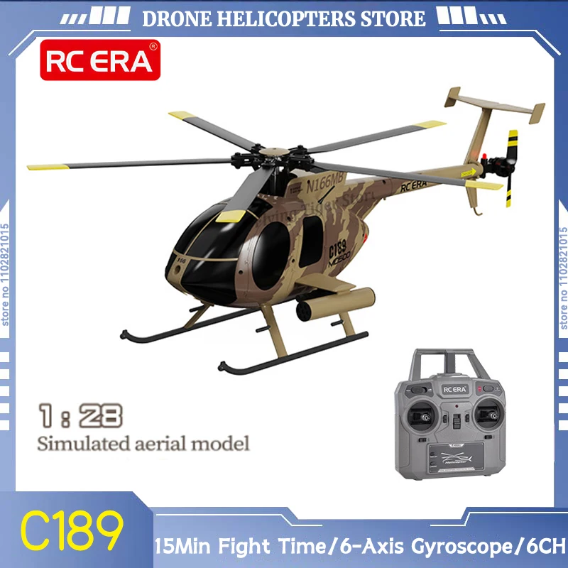 RCERANew128C189birdRCHelicopterTUSKMD500DualBrushless