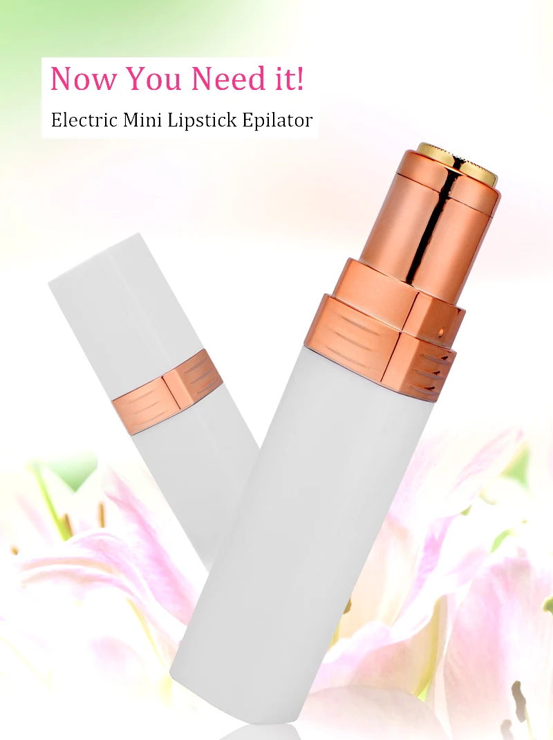 Dispositivo de Barbear Remoção do Cabelo Segurança do Corpo Cabelo Elétrico Perfeito Forma Batom Feminino Facial Depilador Indolor Ferramentas Faciais 14 Computers & Electronics