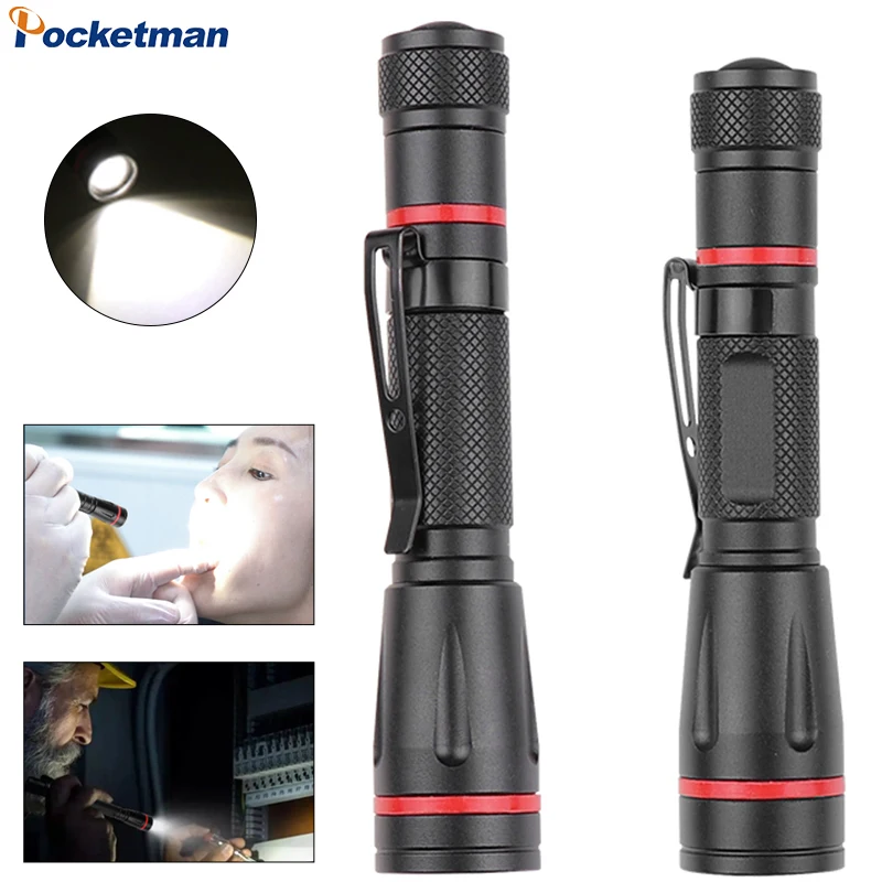 

Mini LED Flashlight Portable PenLight with Premium XPE Wick Waterproof Torch Using AAA Battery for Emergency, Camping, Outdoor