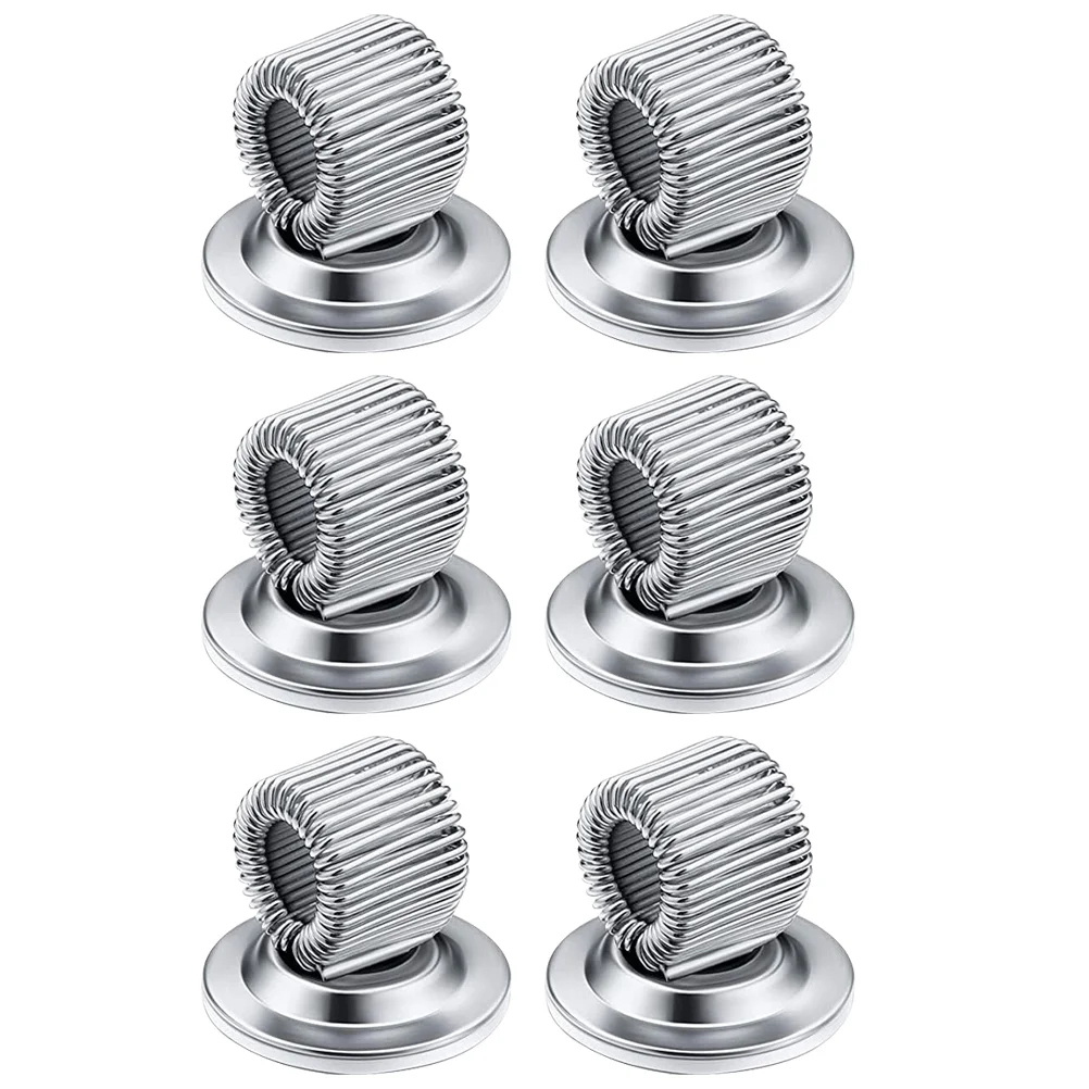 

6Pcs Professional Pencil Holders Wear-resistant Pen Springs Rings Self-adhesive Pen Clips