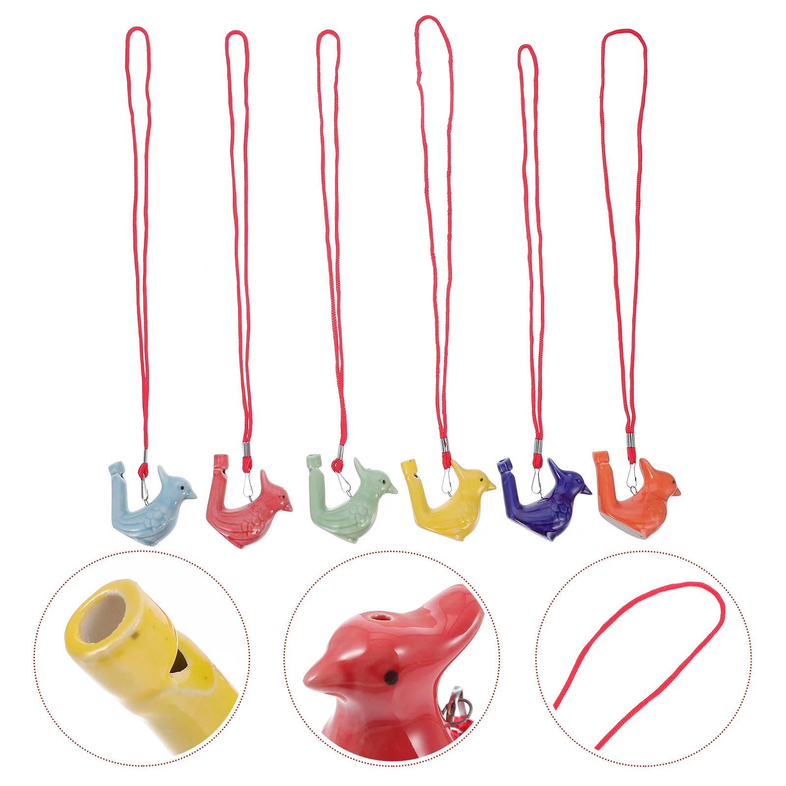 

Whistle Bird Whistles Party Water Toy Kids Noise Makers Ceramic Favors Call Porcelain Noisemakers Musical Animal Instrument