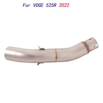 Escape Motorcycle Mid Connect Pipe Middle Link Tube Stainless Steel Exhaust System Modified For VOGE 525R 2022