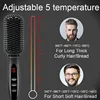 Professional Fast Heating Anti-Scald Auto Shut Off Beard Straightening Comb For Men Hair Styling Straighten Brush For Women 4