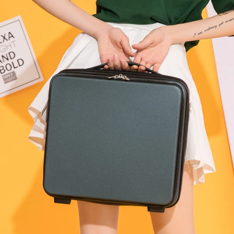 

2023 Children's cartoon suitcase Small size male and female student cabin 18-inch travel suitcase password suitcase