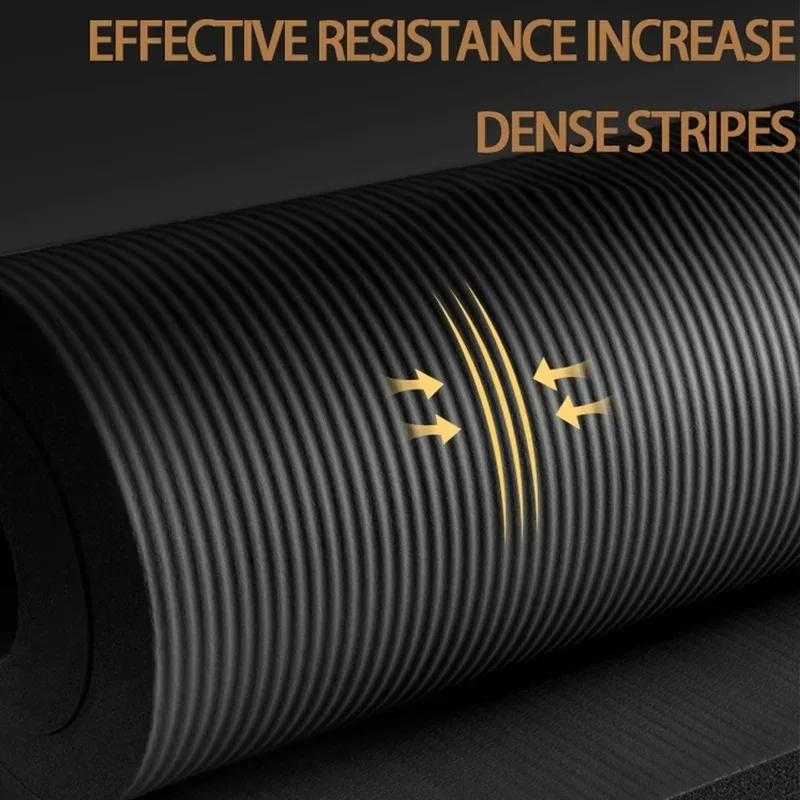 Yoga Mat Pilates Fitness Mat 15mm Thickness Non Slip Yoga Cushion (Beginners) 4