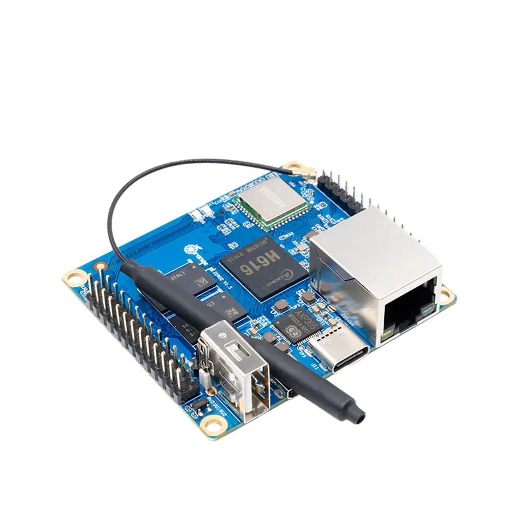 Orange Pi Zero 2 1GB RAM Allwinner H616 BT Wifi IR ű(ȵ̵ 10) Ubuntu Debian OS