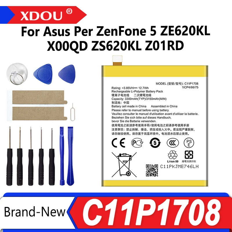 Thay pin Asus Zenfone 5 2018, ZE620KL (C11P1708) uy tín lấy ngay tại Hà Nội