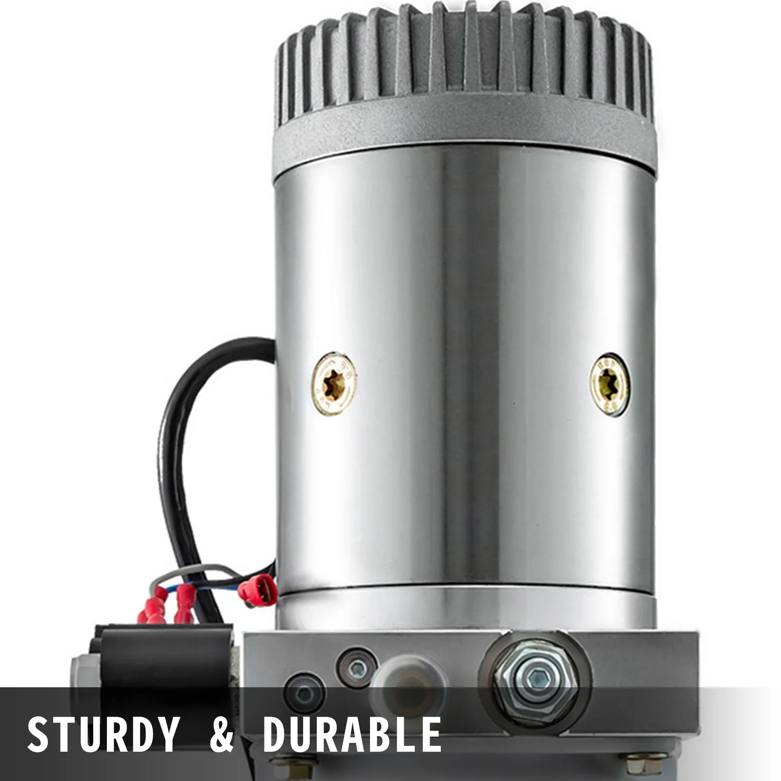 SucceBuy 6 Quart Hydraulic Pump 12V DC Hydraulic Power Unit Double-acting Cylinder Fit for Small Dump Trucks, Hydraulic Winch