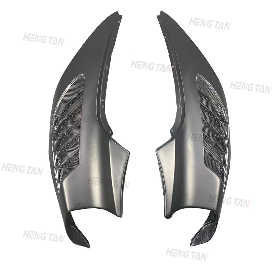 RF Style Dry Carbon Fiber Front Side Fenders Replacement Install For ...