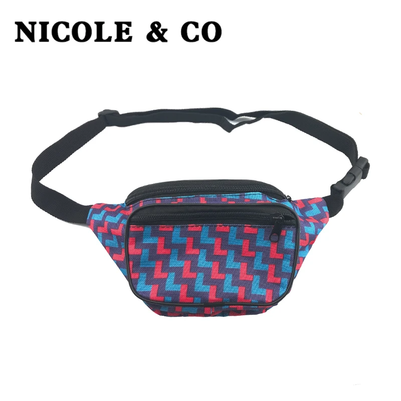 

NICOLE & CO Waist Packs Fanny Pack Belt Bag Phone Pouch Bags Travel Waist Pack Male woman Small Fashion Waist Bag