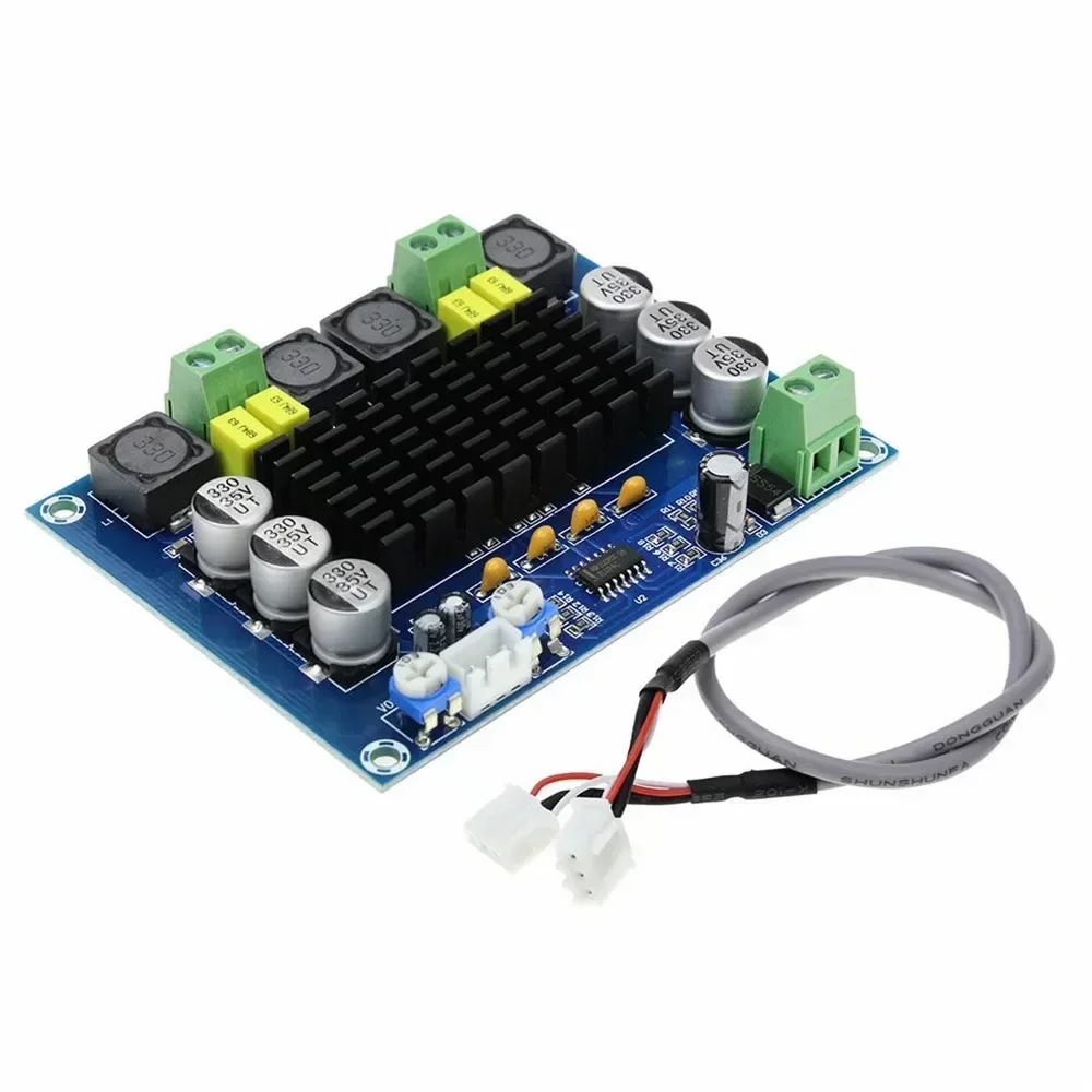 XH-M543 TPA3116D2 2*120W Dual Channel Digital Stereo Audio Power Amplifier Board High Power DIY 240W Amplificador Sound Board audio amplifier board